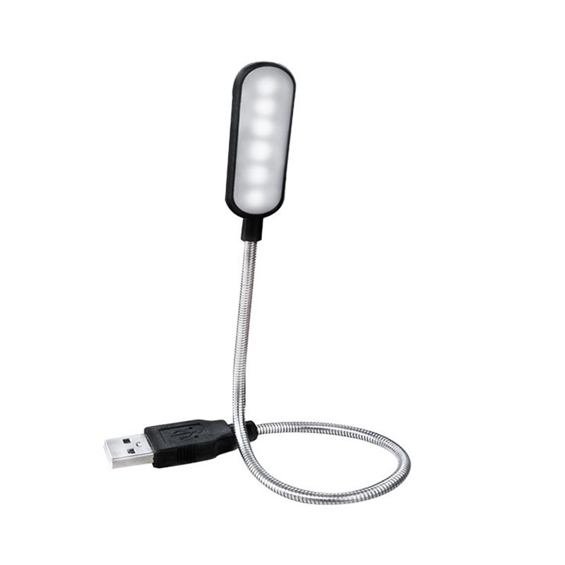 Desk Setup Maker - Mini 4 LED Book Lamp Portable