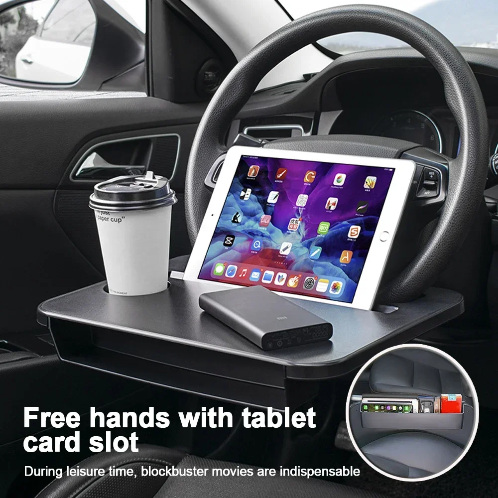 Desk Setup Maker - Multi-used Car Tray Laptop Desk Pad