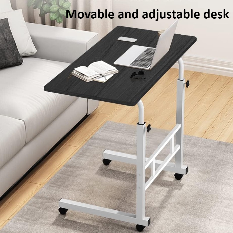 Desk Setup Maker - Bedside Desk with Universal Wheels Oversized