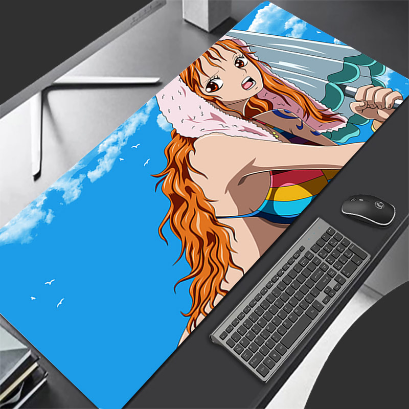 Desk Setup Rug - Mouse Pad One Piece Durable Anime