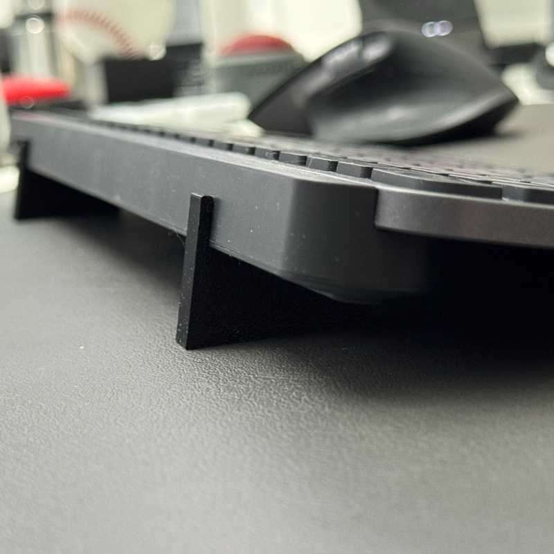Ergonomic Desk Setup Keyboard - Keyboard Riser Feet Stand, Ergonomic Elevated