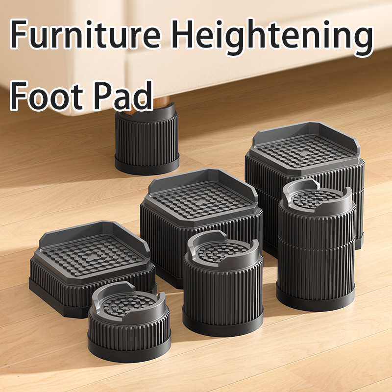 Desk Setup Riser - Adjustable Height Furniture Risers - High