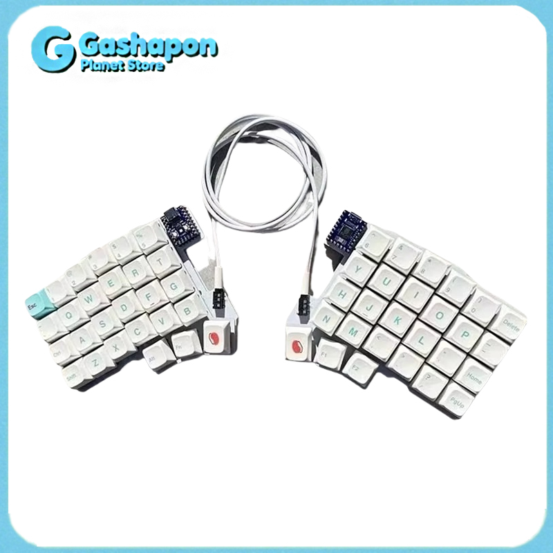 Desk Setup Programmer - Silakka54 Ergonomic Split Mechanical Keyboard Hot