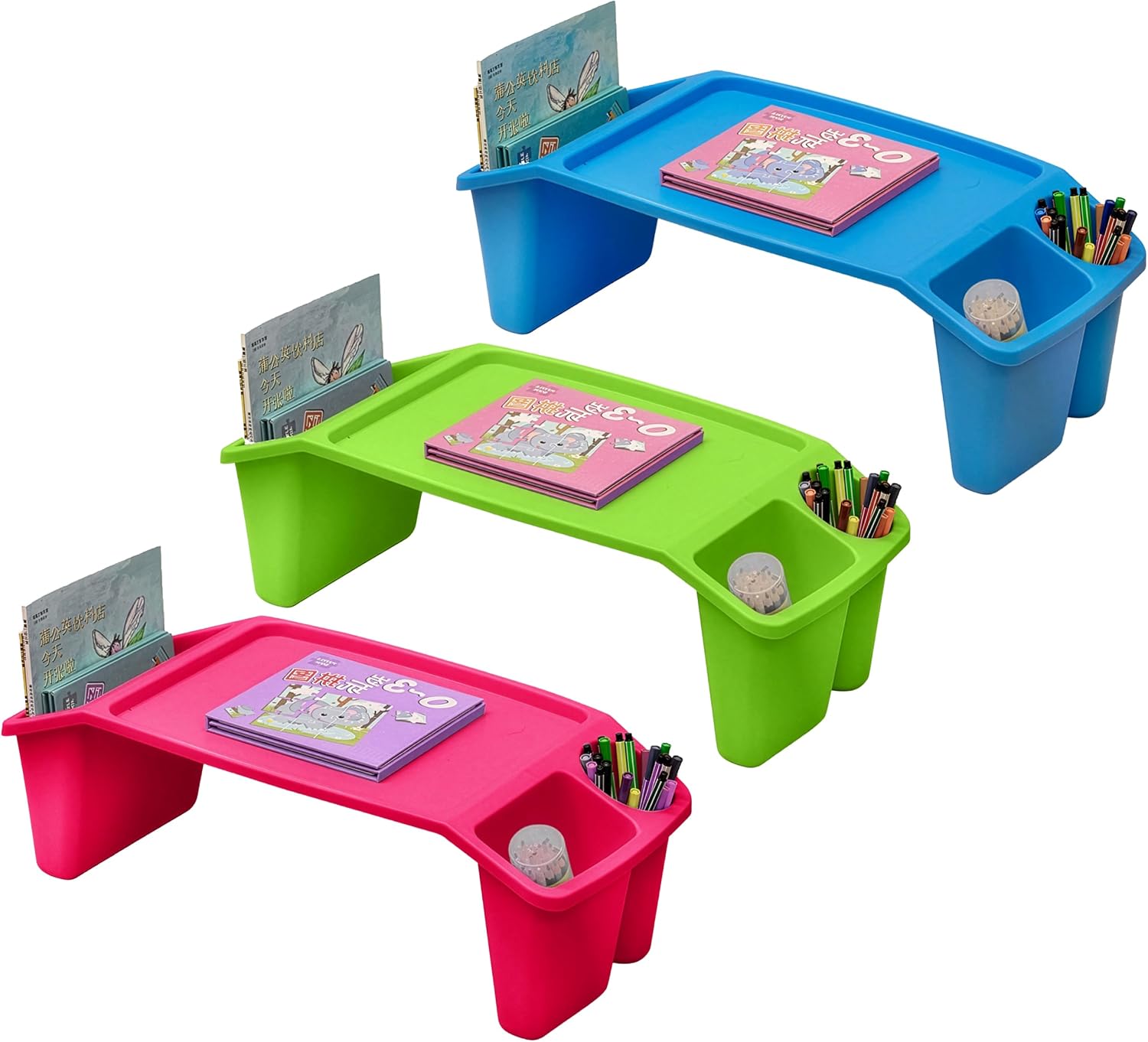 Desk Setup Art - Set of 3 Portable Lap Desks