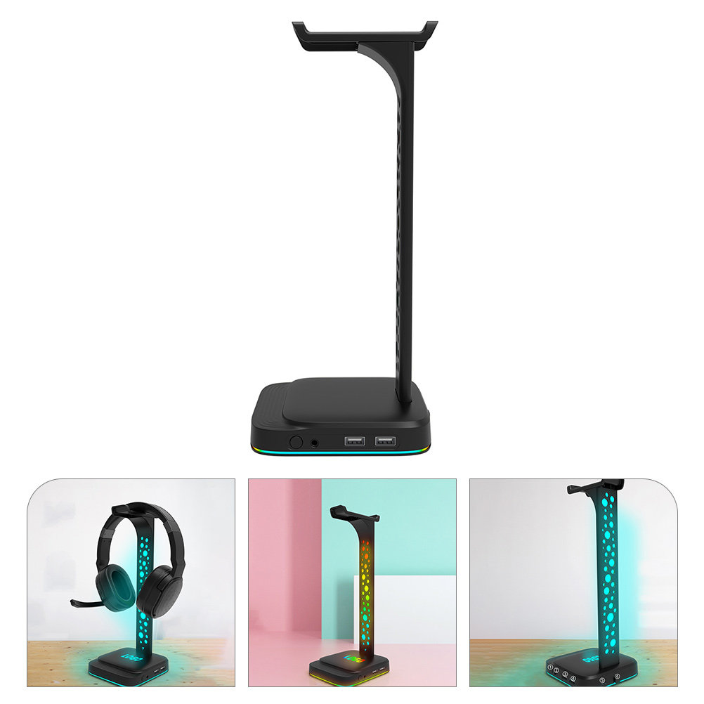 Desk Setup Headphone Stand - Earphone Stand Headset Stand Over-Ear Headset