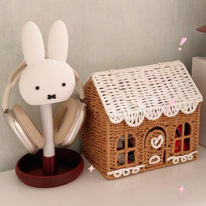 Desk Setup Headphone Stand - Anime Miffy Gaming Headset Stand Over-Ear