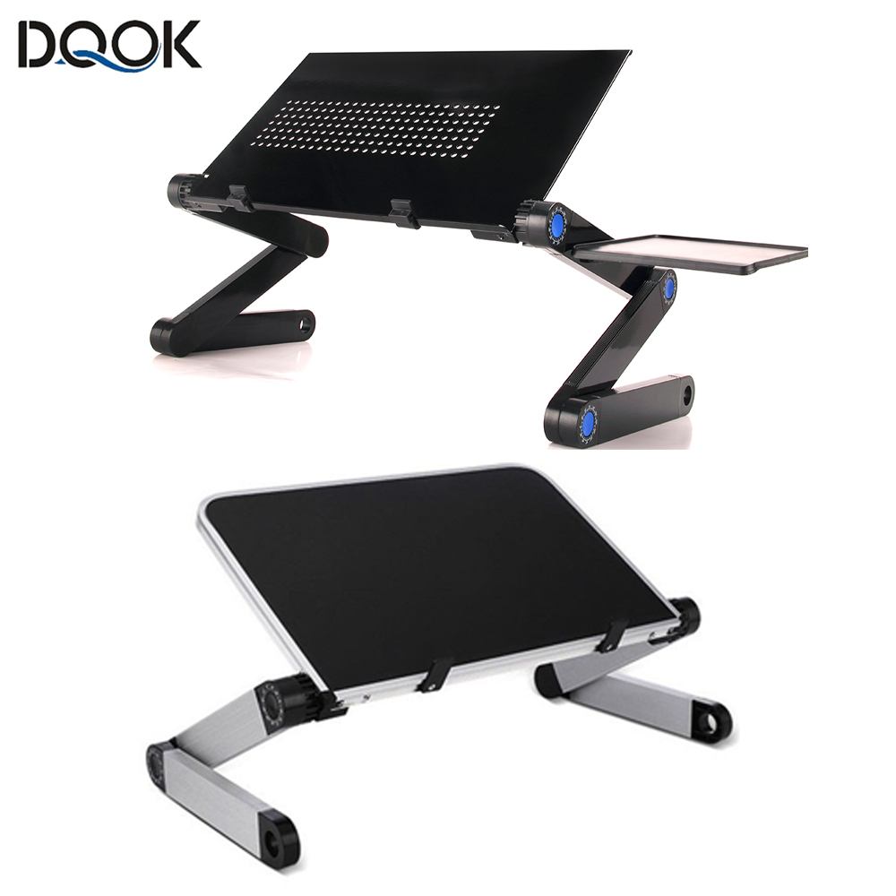 Desk Setup Maker - Adjustable Laptop Desk Stand Portable Aluminum
