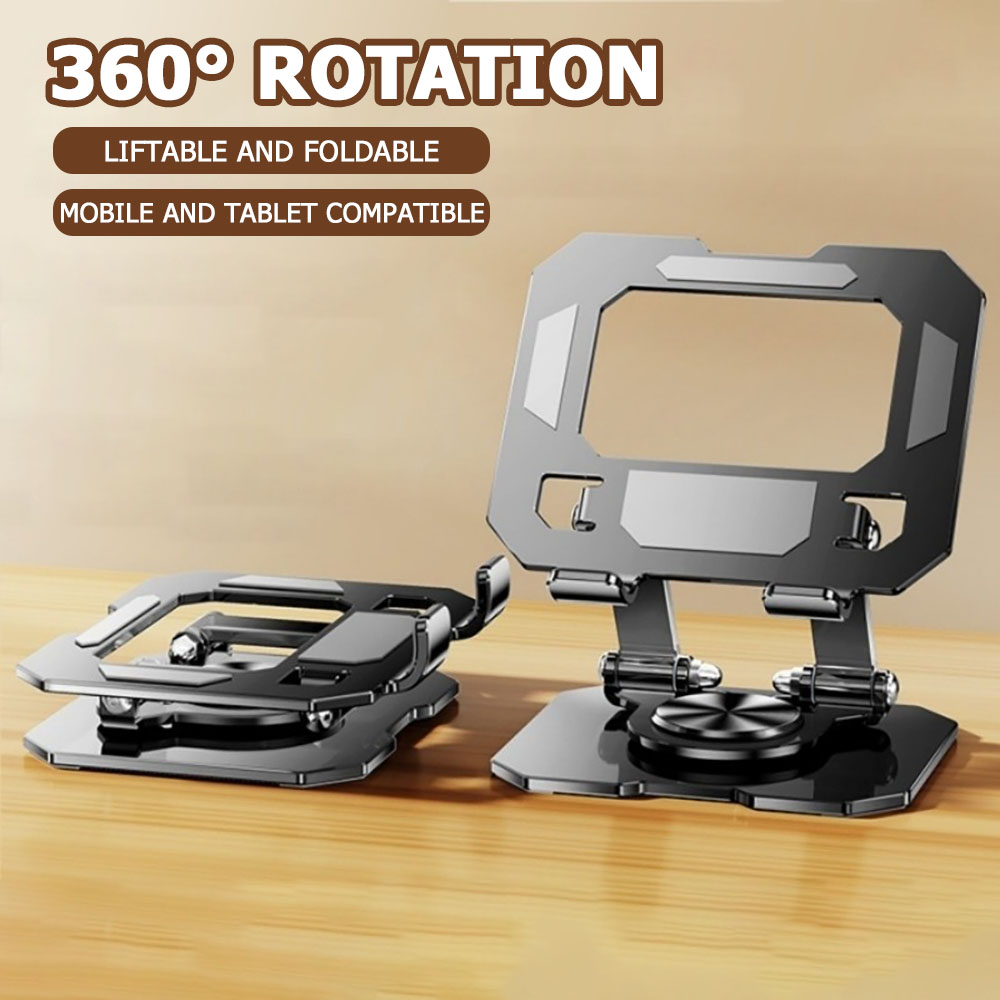 Desk Setup Tips - 360 Rotating Tablet Phone Stand Adjustable