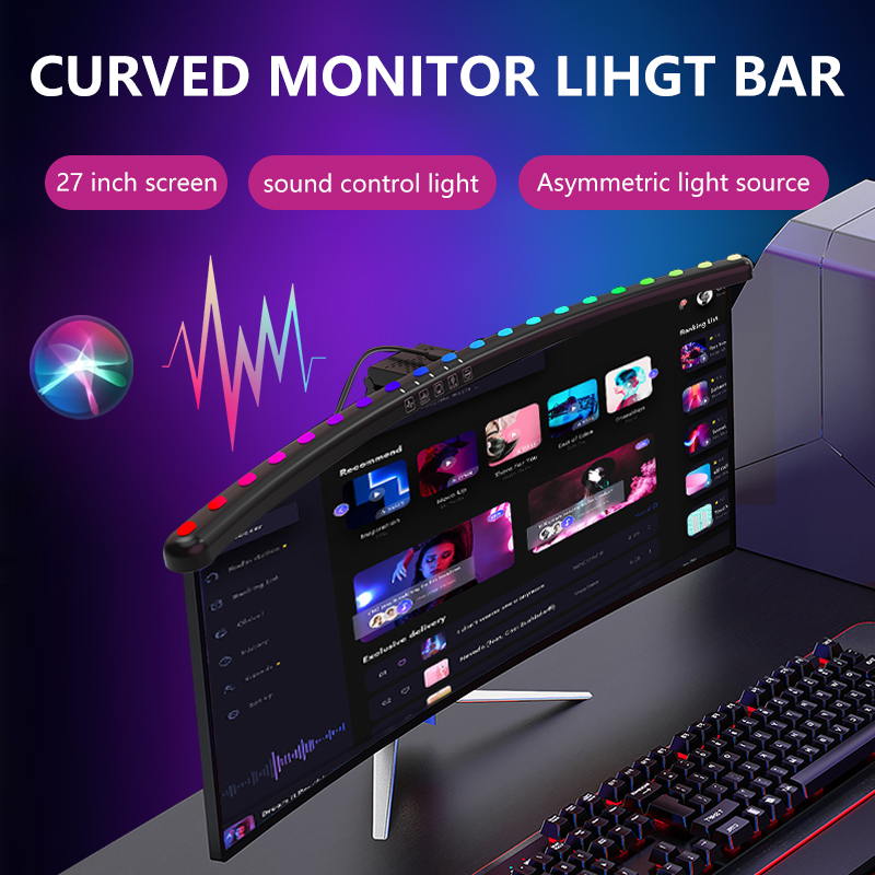 RGB Light Bar Monitor Smart Wi - Desk Setup Pc 评论和价格