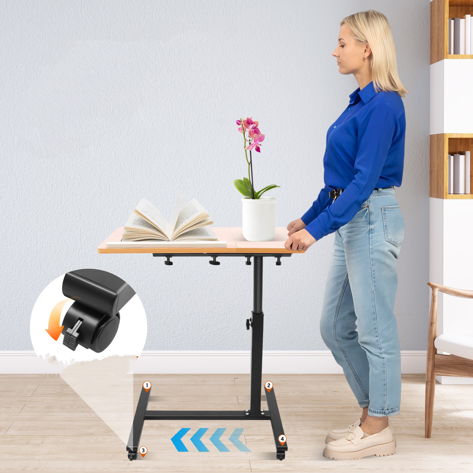 Mobile Laptop Table Adjustable - Desk Setup Maker 评论和价格