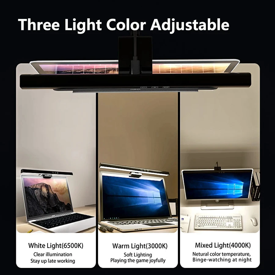 LED 33cm 50cm Monitor Light Ba - Desk Setup Pc 评论和价格