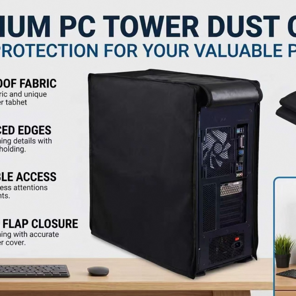Desktop CPU Case Dust Cover wi - Desk Setup Pc 评论和价格