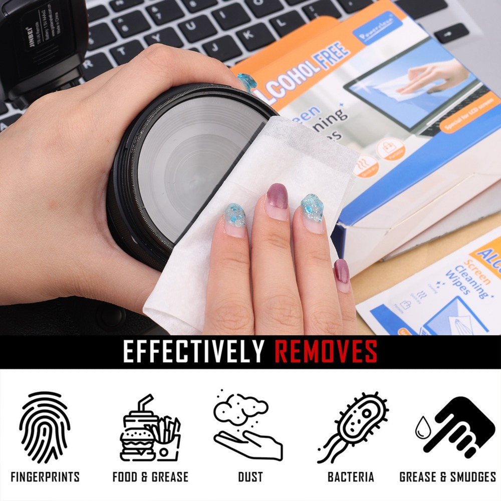 10-120Pcs of Disposable Portab - Monitor Cleaning Kit 评论和价格