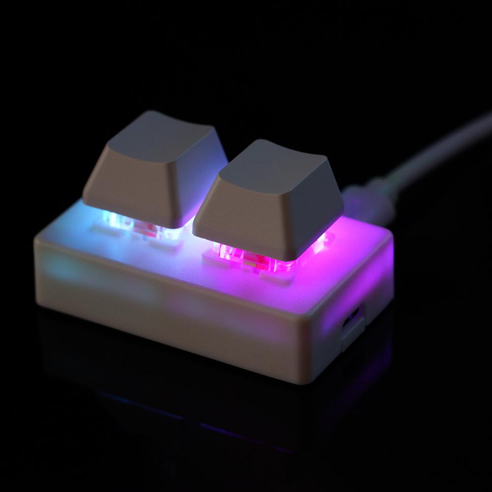 2 Keys USB Custom Programmable - Desk Setup Programmer 评论和价格