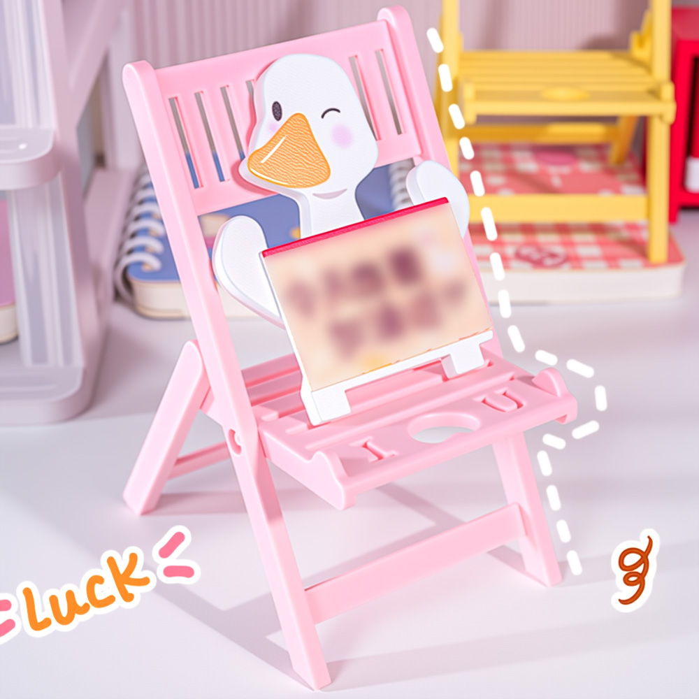 Mini Folding Chair Phone Stand - Desk Setup Dorm 评论和价格