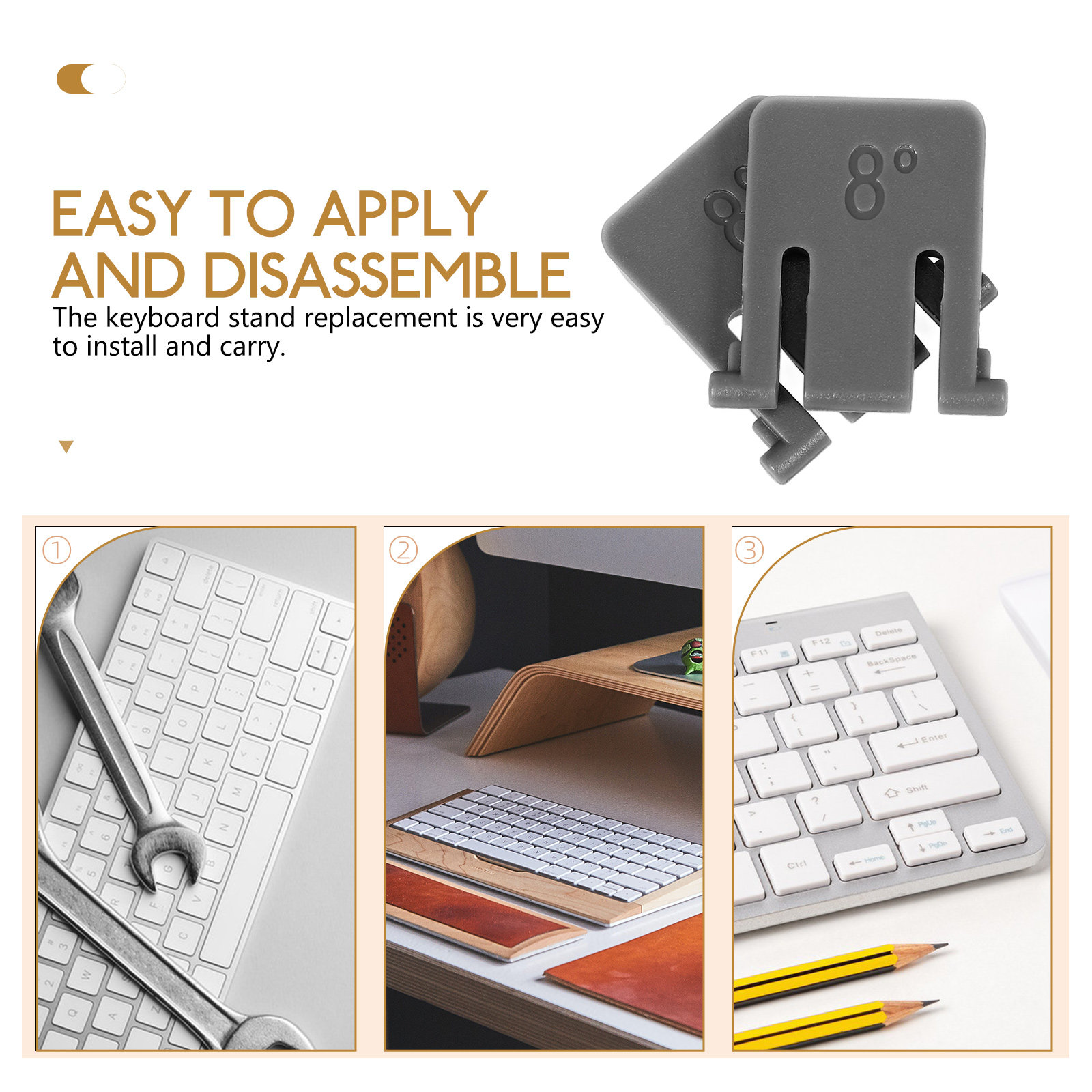 1Pair Keyboard Stand Legs Ergo - Ergonomic Desk Setup Keyboard 评论和价格