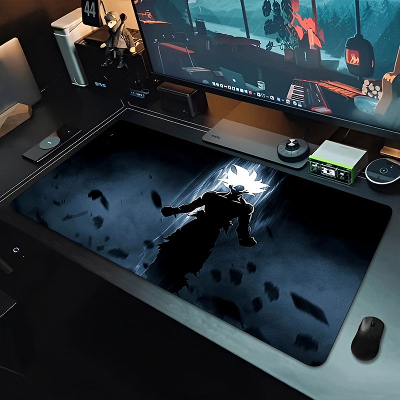 DBZ Black Anime Mouse Pad Drag - Desk Setup Rug 评论和价格