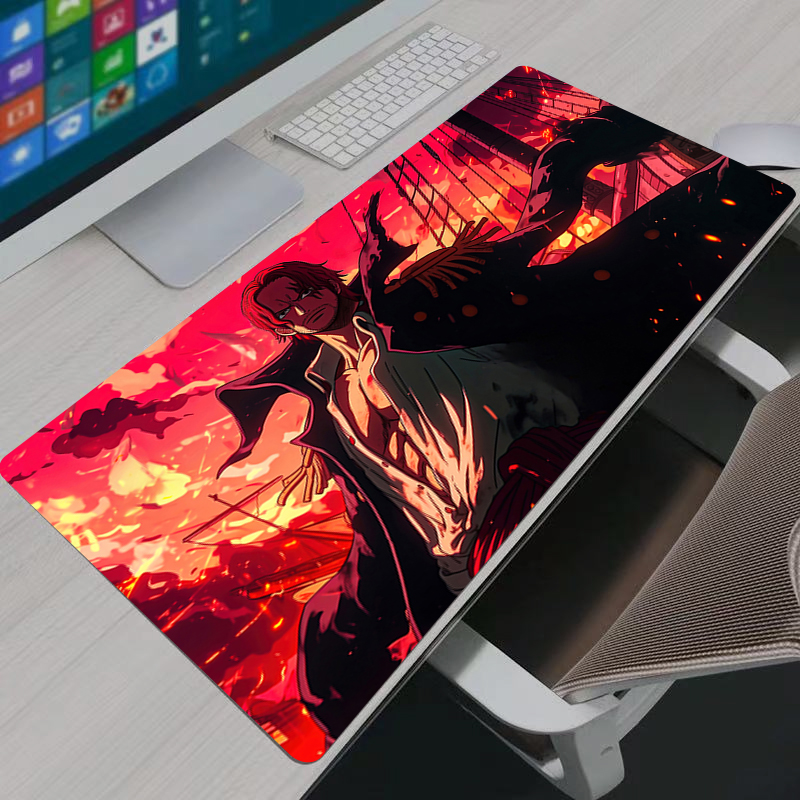 One Piece Shanks Mouse Pad Lar - Desk Setup Rug 评论和价格