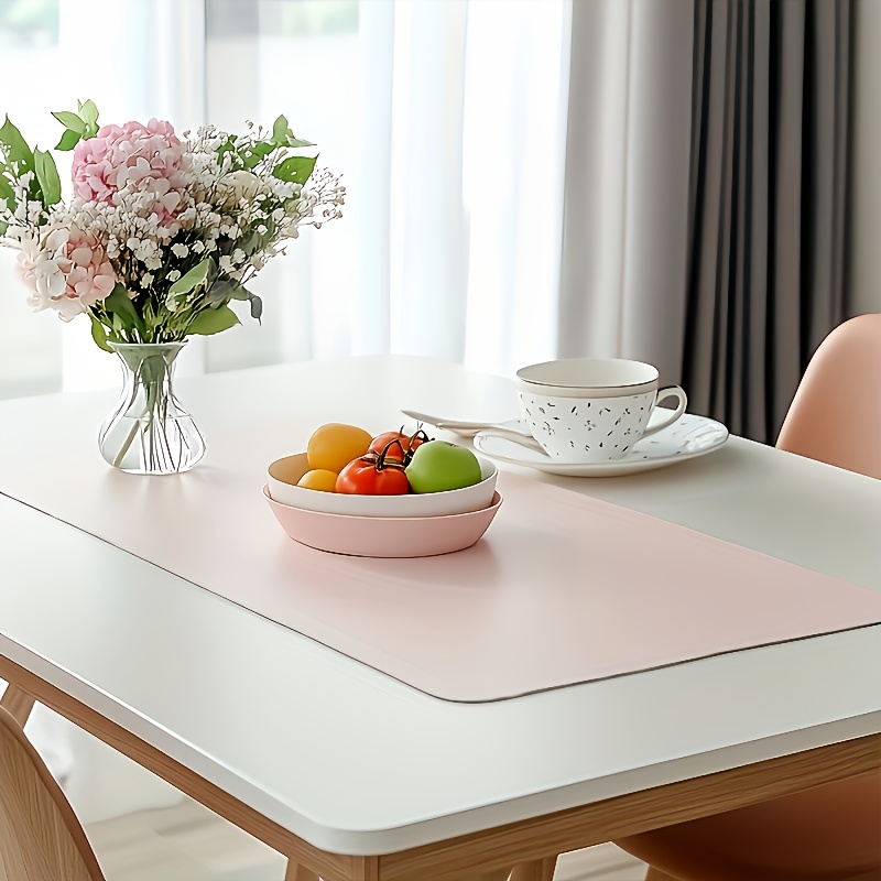 1PCS Large PU Leather Mouse Ma - Desk Setup Rug 评论和价格