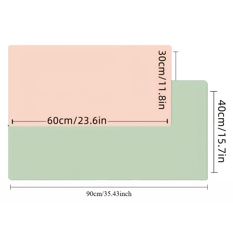 1PCS Large PU Leather Mouse Ma - Desk Setup Rug 评论和价格