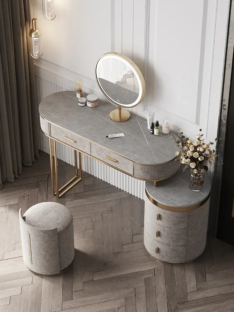 Bedroom Set European Furniture - Desk Vanity Setup 评论和价格
