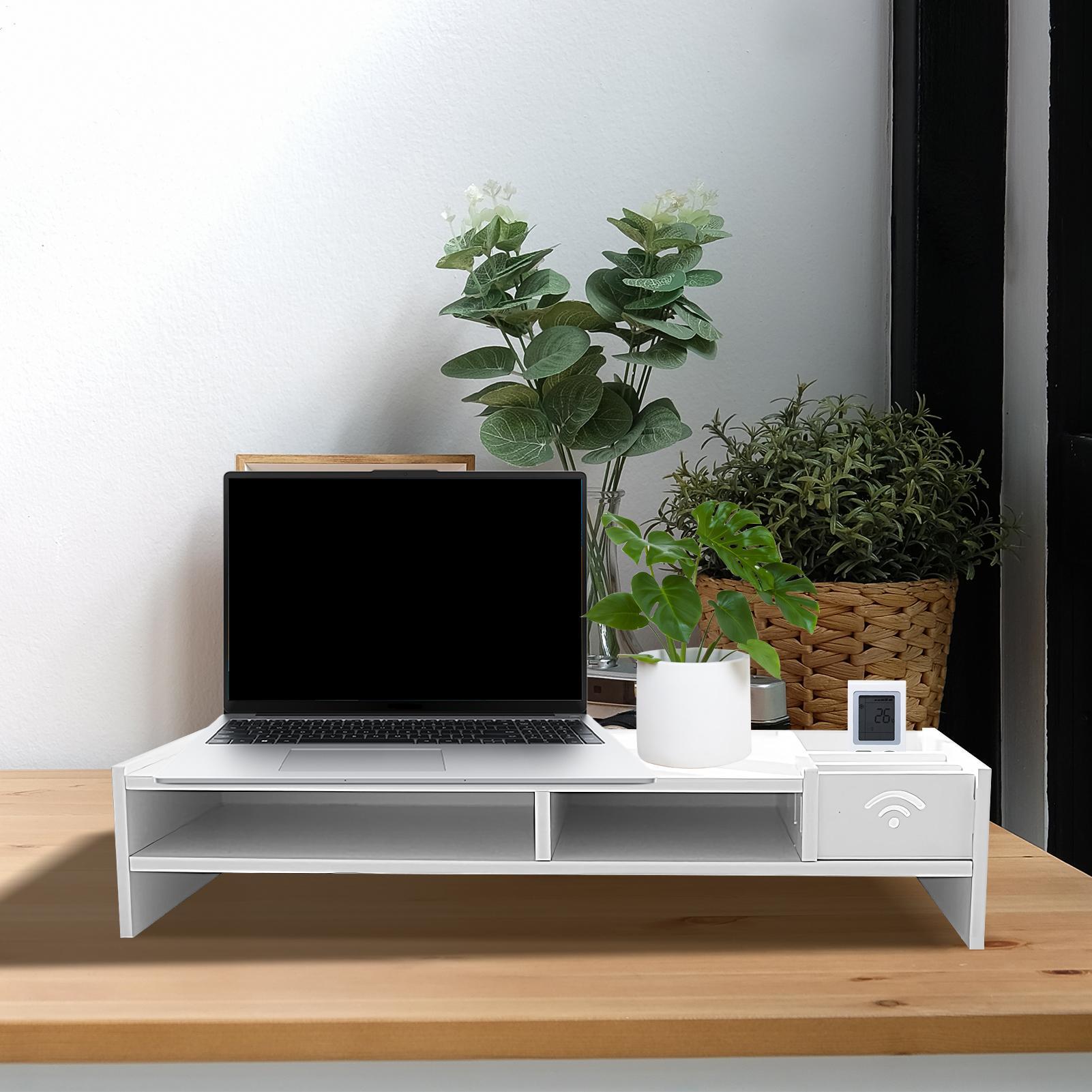 3-Tier Desk Organizer Shelf Fo - Desk Setup Riser 评论和价格