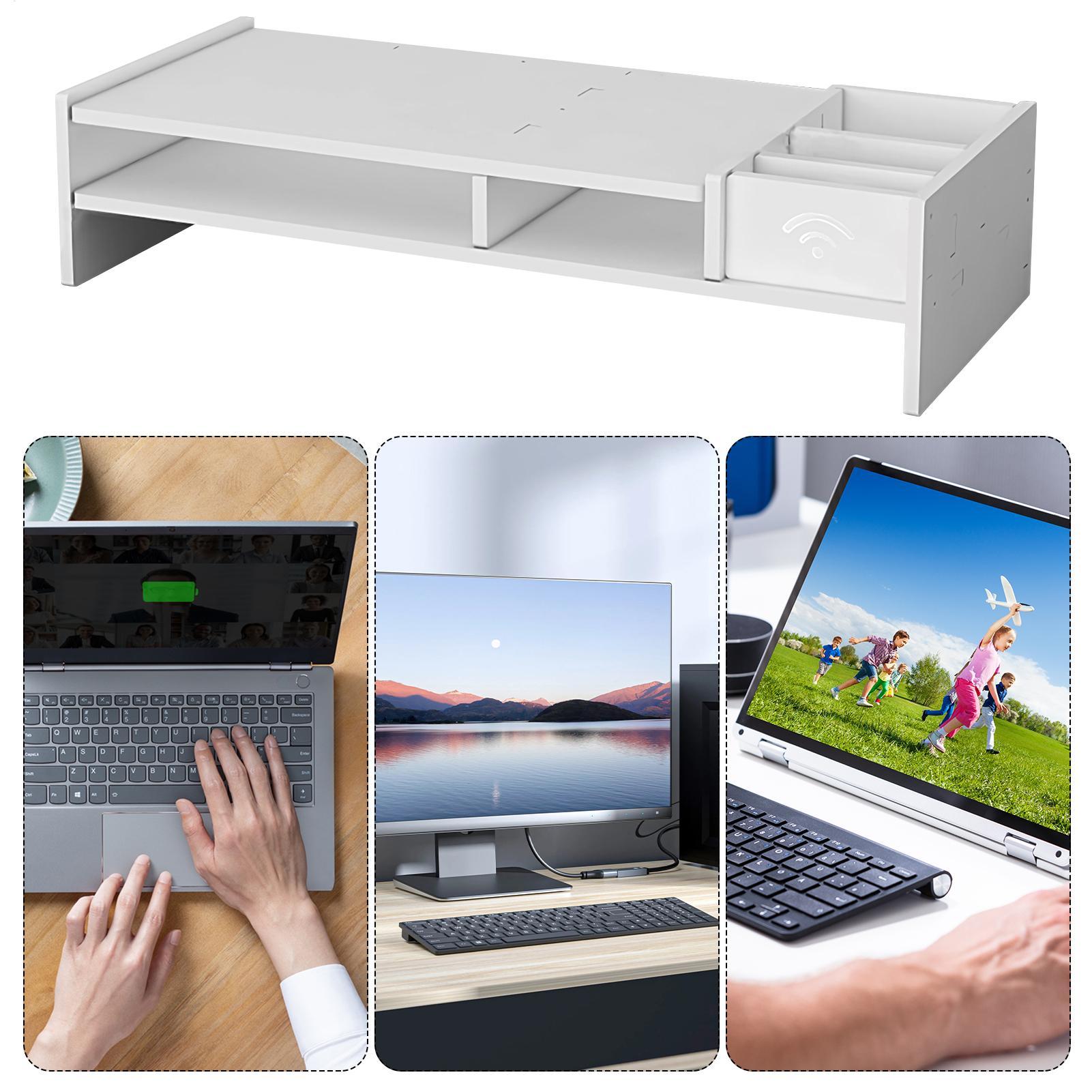 3-Tier Desk Organizer Shelf Fo - Desk Setup Riser 评论和价格
