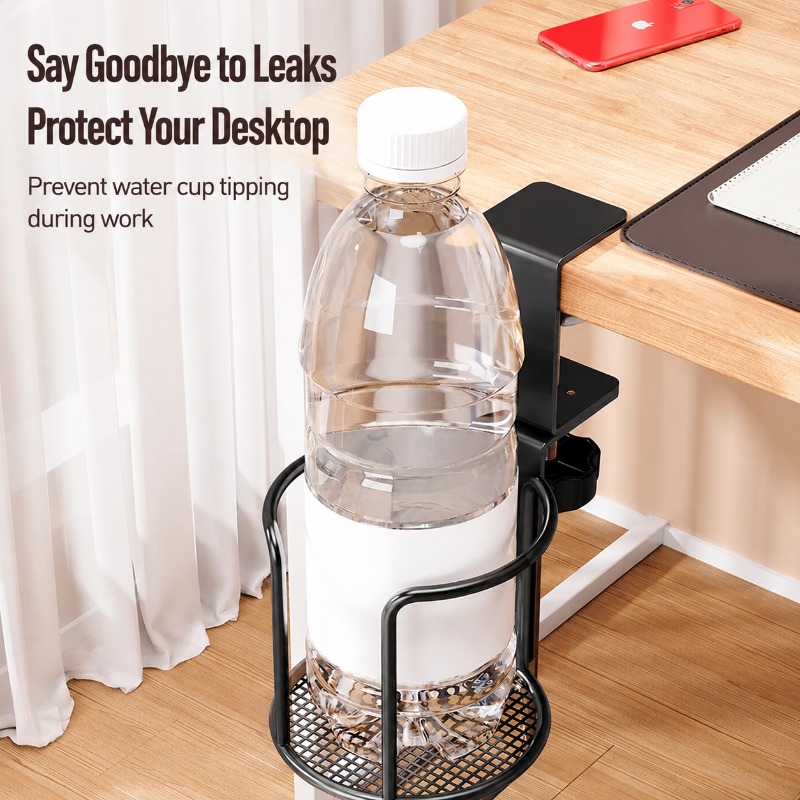2 in 1 Desk Cup Holder Headpho - Desk Setup Headphone Stand 评论和价格