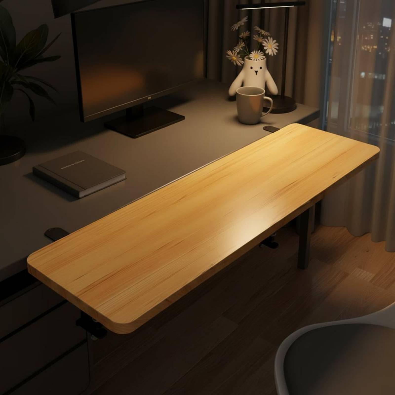 Folding Desk Shelf Desk Extens - Ergonomic Desk Setup Keyboard 评论和价格