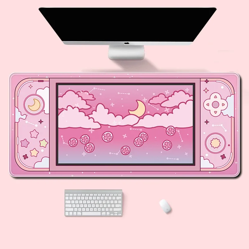 Moon and Stars Large Desk Mat  - Desk Setup Art 评论和价格