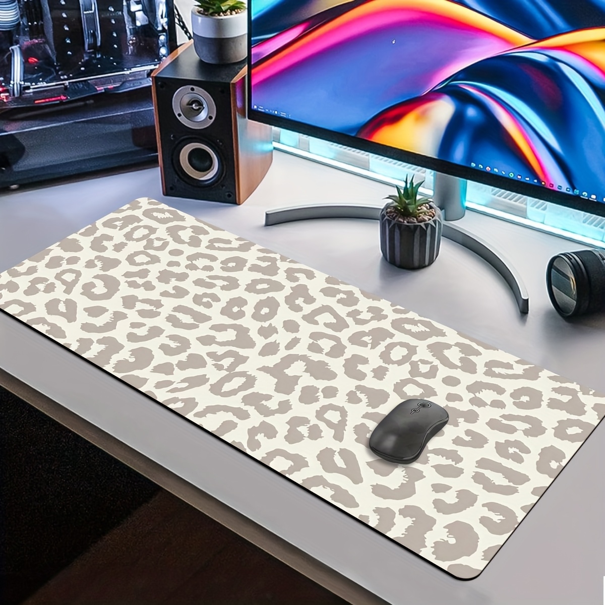 XL/XXL Computer Keyboard and M - Desk Setup Beige 评论和价格