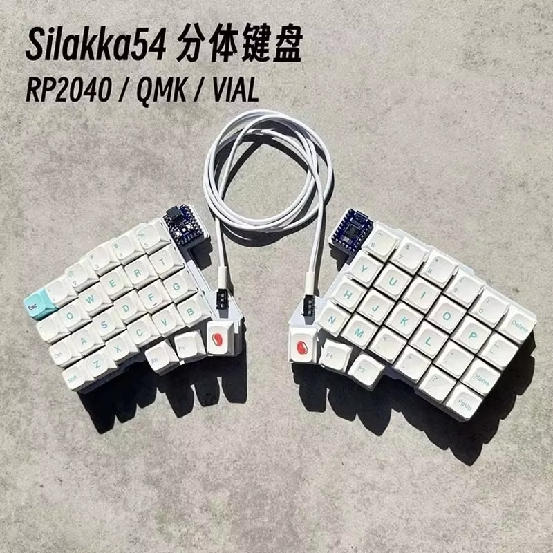 Silakka54 Ergonomic Split Mech - Desk Setup Programmer 评论和价格