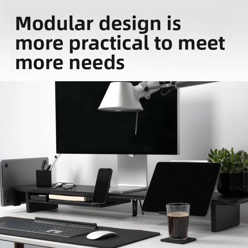 Solid Wood Monitor Riser Stand - Desk Setup Riser 评论和价格