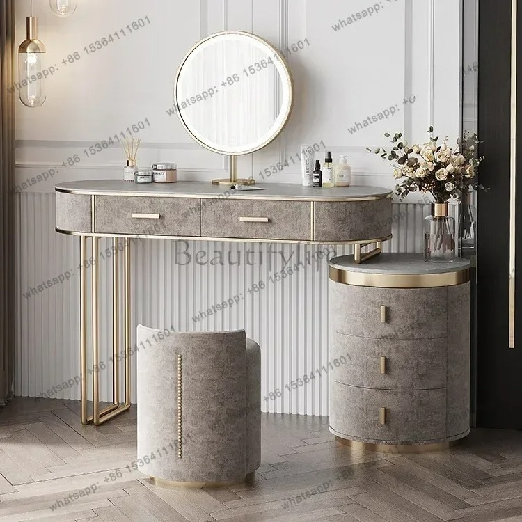 Bedroom Set European Furniture - Desk Vanity Setup 评论和价格