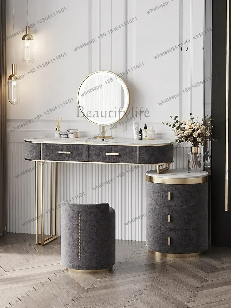 Bedroom Set European Furniture - Desk Vanity Setup 评论和价格