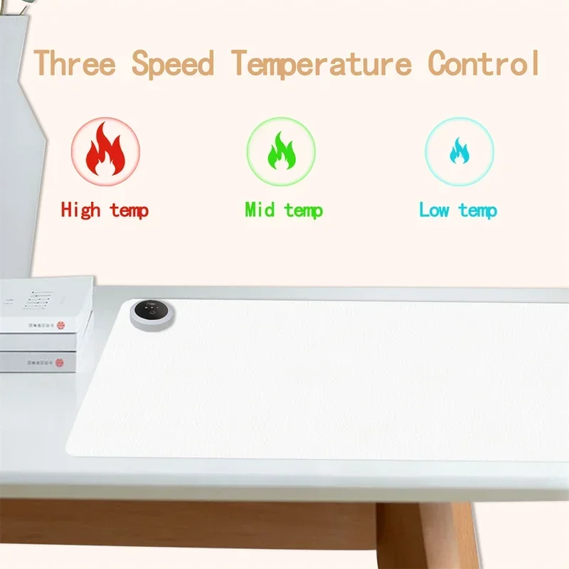 Extra Large Heated Desk Pad El - Desk Setup Rug 评论和价格