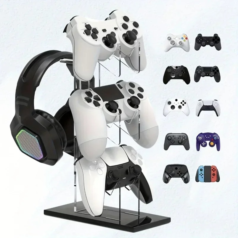 Controller Stand 3 Tier Headph - Desk Setup Headphone Stand 评论和价格