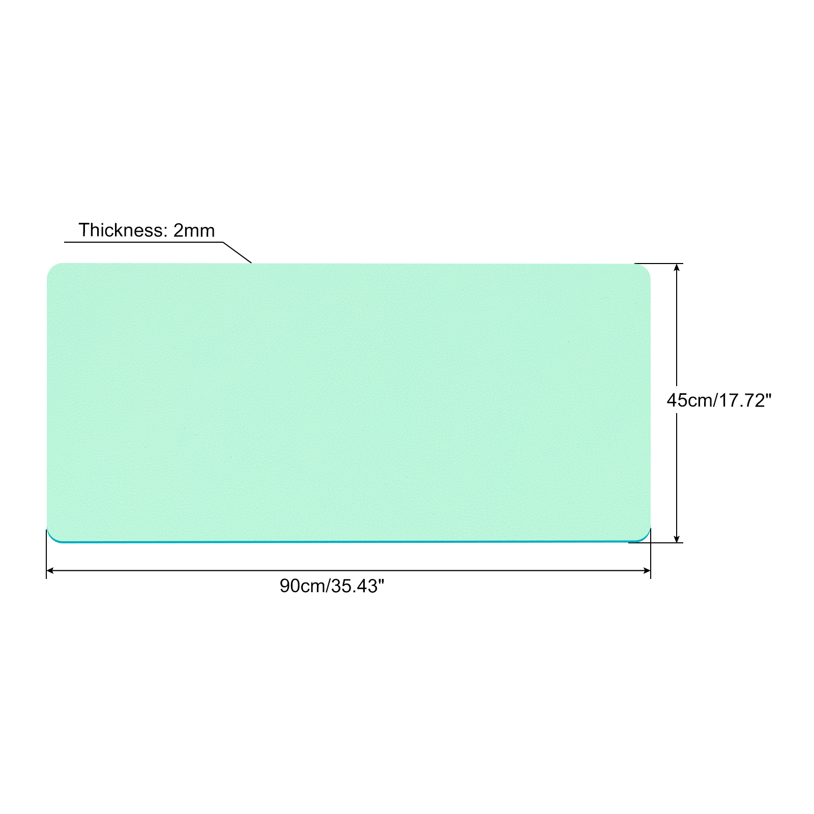 Office Desk Mat Protector PU L - Desk Setup Rug 评论和价格