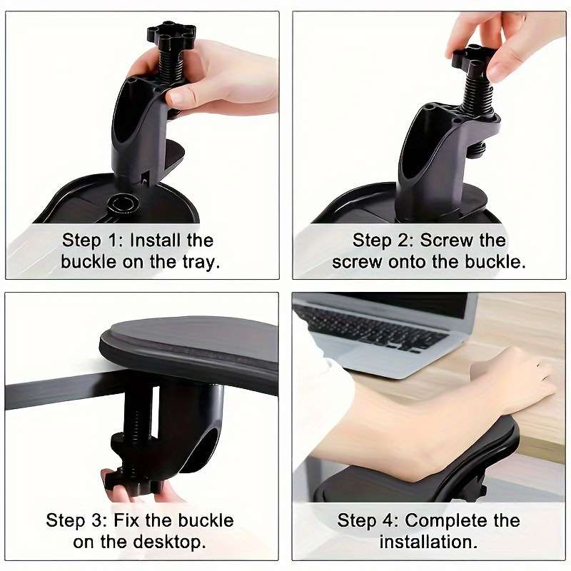1pc Ergonomic Desk Armrest Ext - Ergonomic Desk Setup Keyboard 评论和价格