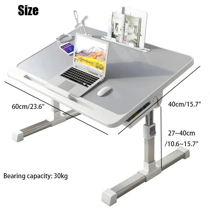 Laptop Bed Tray Table Adjustab - Desk Setup Maker 评论和价格