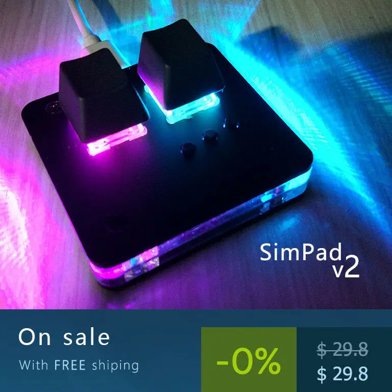 SimPad OSU Mini Keyboard Touch - Desk Setup Programmer 评论和价格