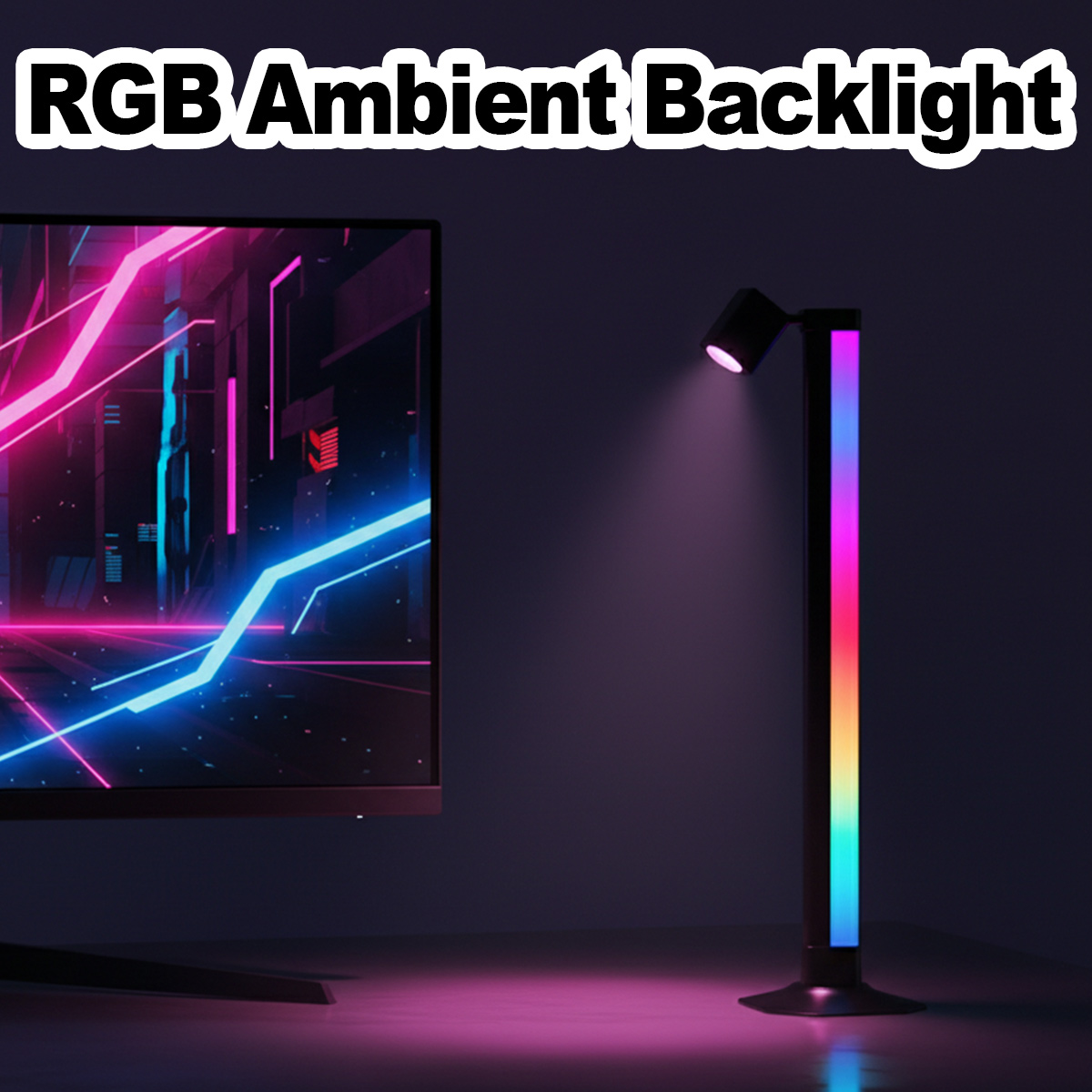 Smart Light Bar LED RGB Music  - Desk Setup Art 评论和价格