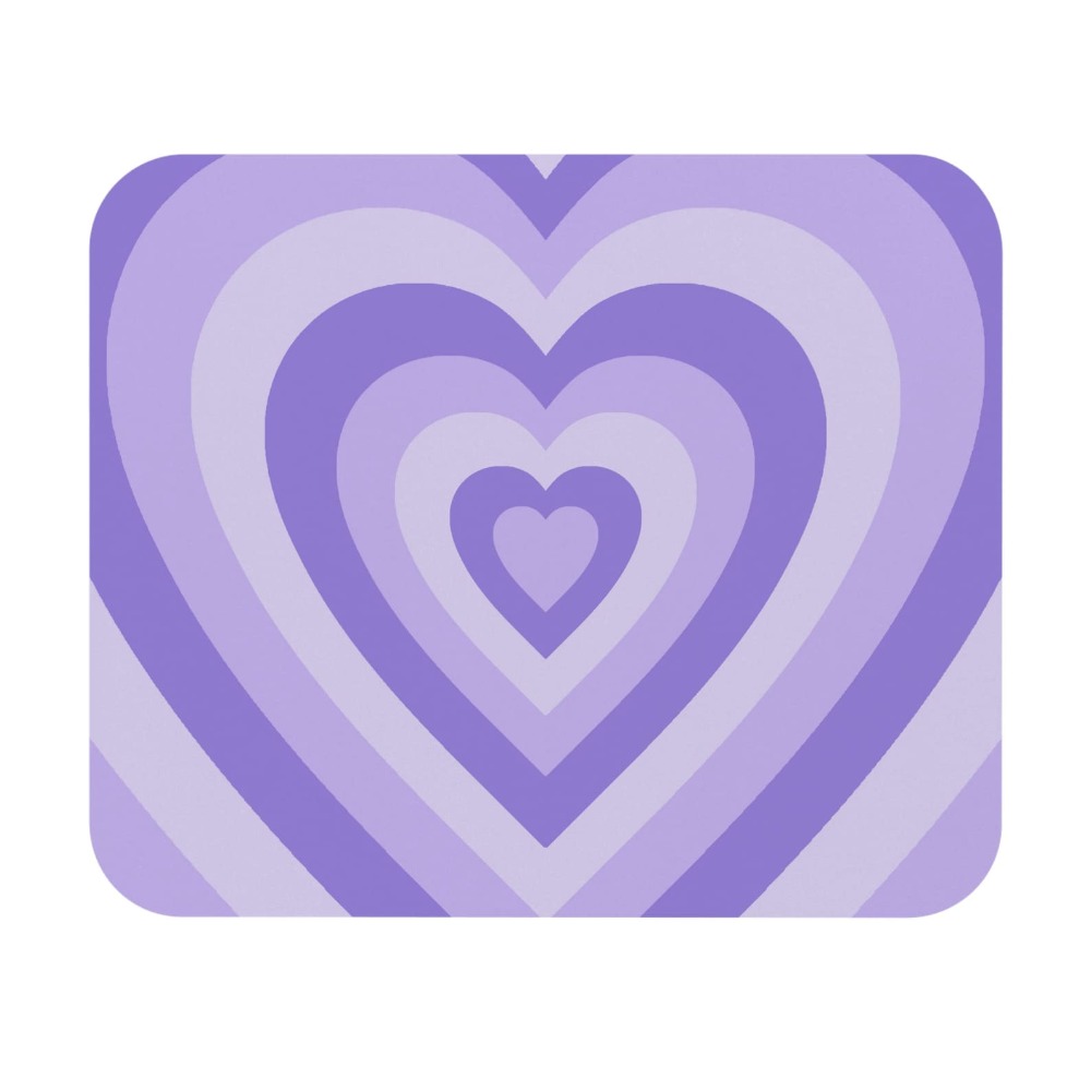 Retro Heart Mouse Pad | aesthe - Desk Setup Brown 评论和价格