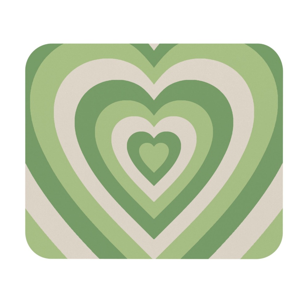 Retro Heart Mouse Pad | aesthe - Desk Setup Brown 评论和价格