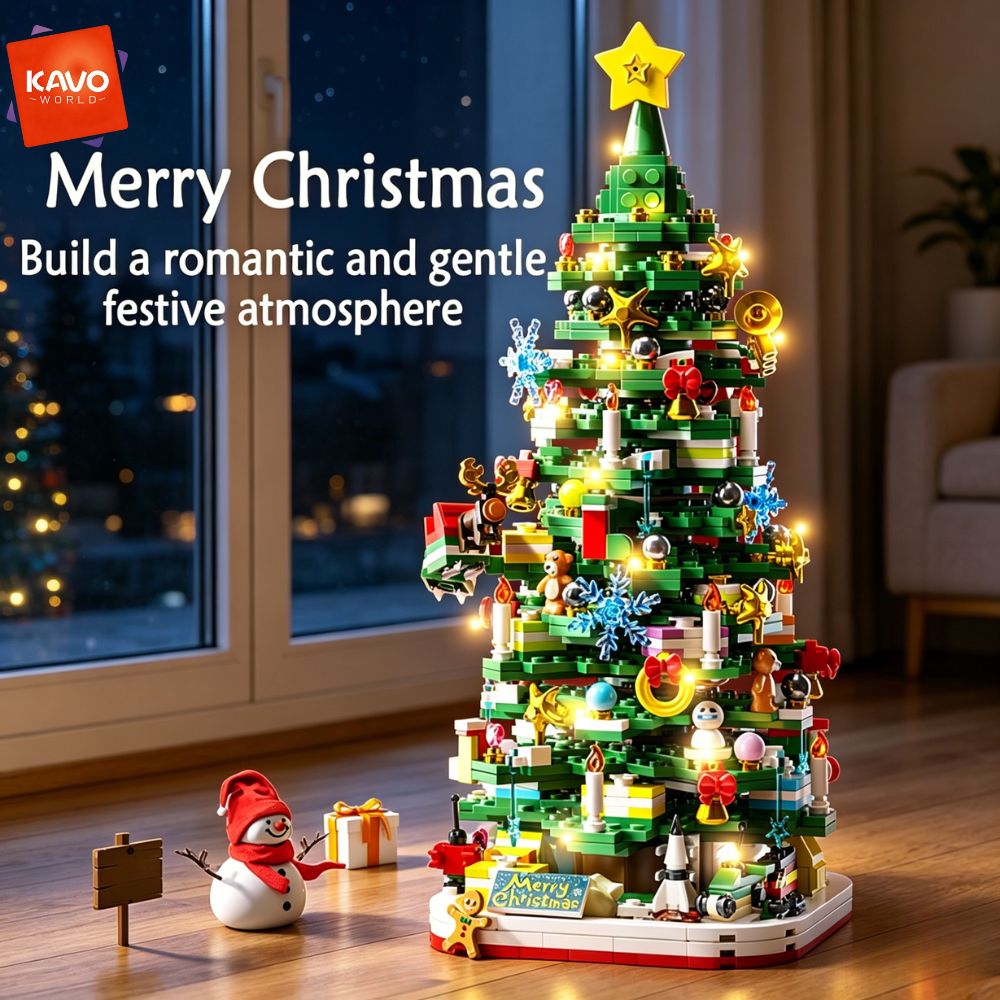 KAVOWORLD 1024pcs Christmas Tr - Desk Setup Gift Ideas 评论和价格