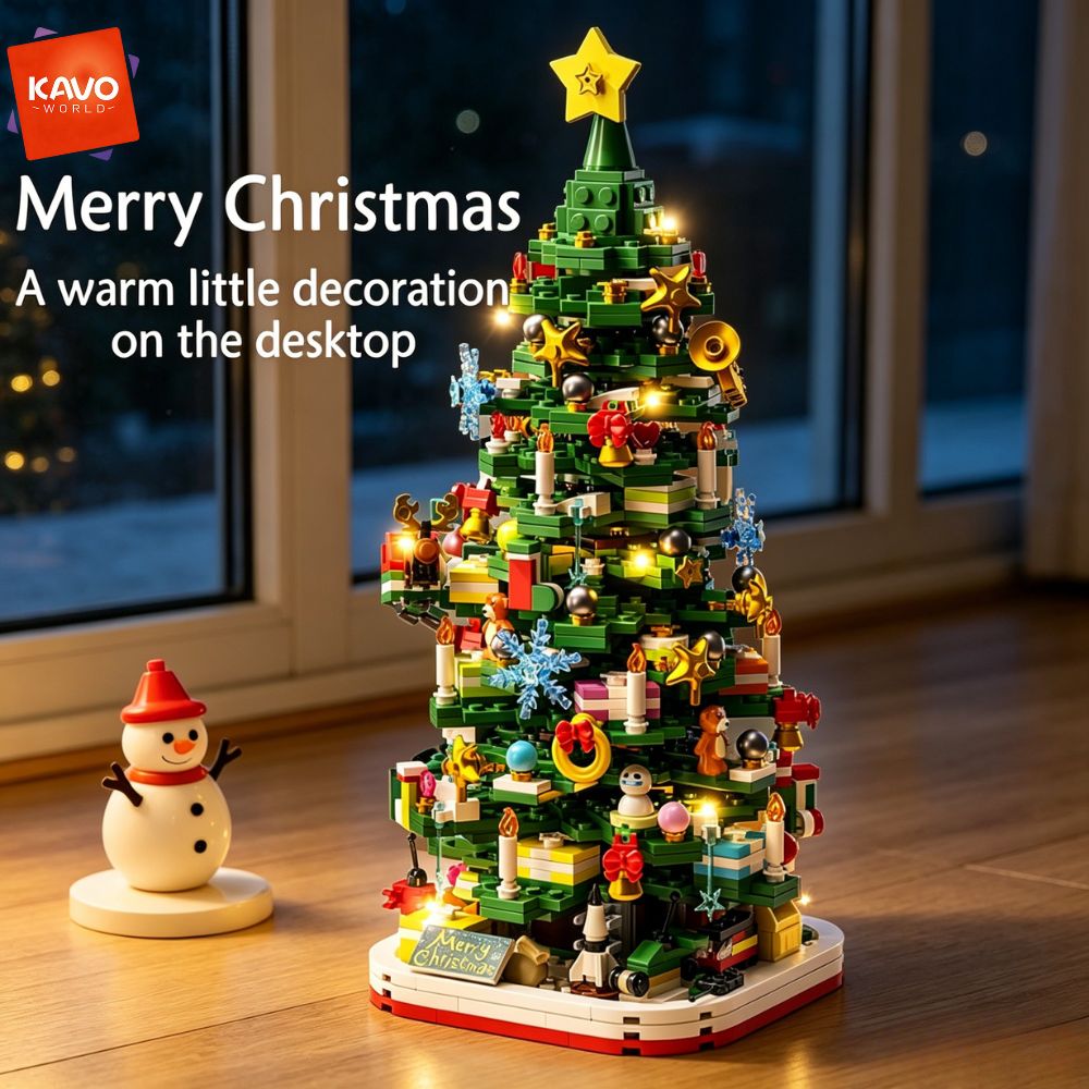 KAVOWORLD 1024pcs Christmas Tr - Desk Setup Gift Ideas 评论和价格